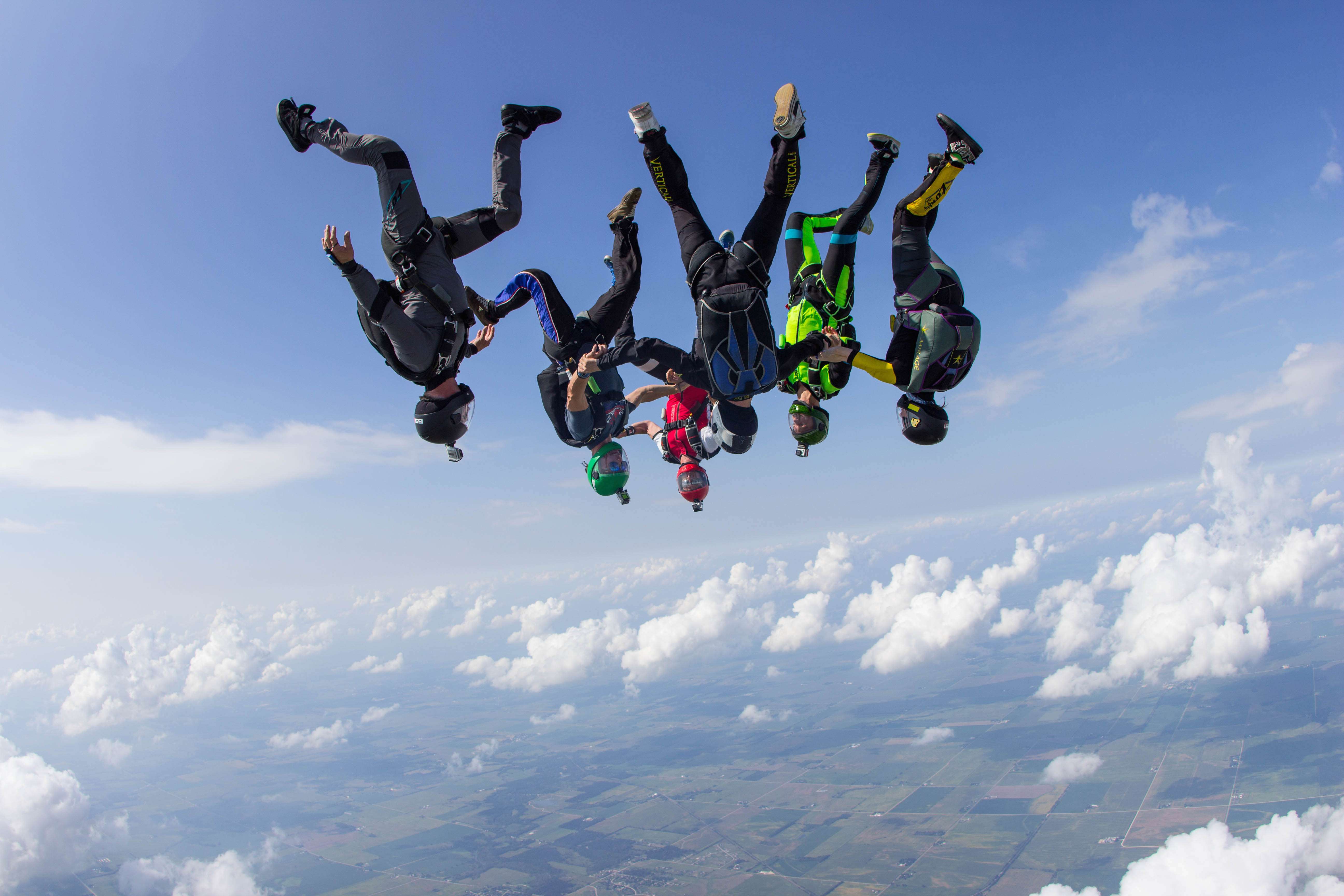 Topless Parachuting